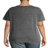 Grey Greyson Social Wothen Worth Plus veličina DC visokonaponska grafička majica sa kratkim rukavima