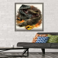 Jurassic World: Dominion - Giga vs T. Re Wall Poster, 22.375 34 uokviren