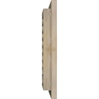 Ekena Millwork 32 W 26 H pravougaoni Zabatni otvor : grundiran, funkcionalan, gladak Borov Zabatni otvor