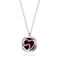 Loving Heart aromaterapija ulje medaljoni nakit esencijalnih ulja Difuzor ogrlica miris nakit sa Poklon kutija