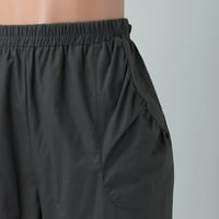 Xinqinghao žene jogger hlače Ženska patch džep casual hlače Žene elastične struke Kombinezone pantalone hlače