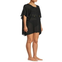 Time and Tru's Women's la pertle-Up Swim Cover-Up