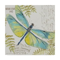 Zaštitni znak likovne umjetnosti 'Botanical Dragonfly 2' platno Art Jean Plout