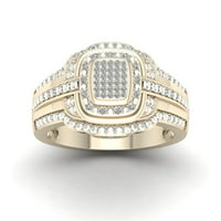 Imperial 1 10CT TDW Diamond 10k verenički prsten od žutog zlata