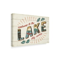 Zaštitni znak likovne umjetnosti 'Vintage Lake I' Platno umjetnost Janelle Penner