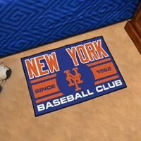New York Mets Baseball Club Starter Rug 19 x30