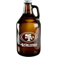 Boelter brend NFL 64-unce Jantarno Growler staklo, San Francisco 49ers