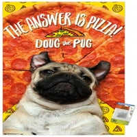 Doug the mops - Pizza zidni Poster sa iglama, 22.375 34
