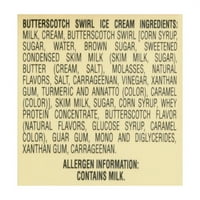 Friendly's Premium Ice Cream Butterscotch Swirl, 1. QT