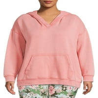 Terra & Sky ženska pulover dukserica Plus veličine s kapuljačom