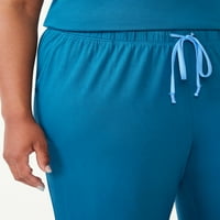 Joyspun ženske skraćene pletene pantalone za spavanje, veličine S do 3X