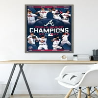 Atlanta Braves - Zidni Poster Šampiona Svjetske Serije, 22.375 34