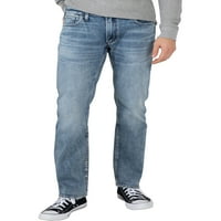 Silver Jeans Co. Muške traperice Allan Classic Fit ravne noge, veličine struka 28-44