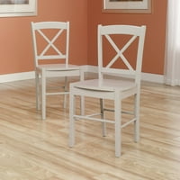 Sauder Original Cottage Cross-Back stolice, Set od 2, više boja