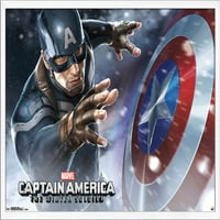 Marvel - kapetan Amerika - zimski vojnik - zidni poster Shield, 14.725 22.375