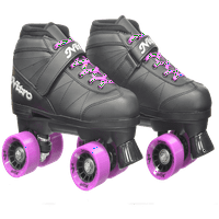 Epic Super Nitro Purple Quad Speed Roller Skates