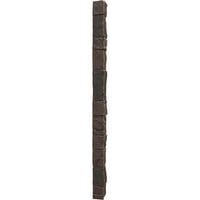 Ekena Millwork 3 W 3 D 48 H univerzalni vanjski ugao za Kamene ploče od kamena Fau, tamni duhan