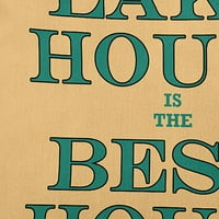 Jednostavno Daisy Square Lake House Najbolja Kuća Poly Jastuk, Kelly Zelena Količina 1