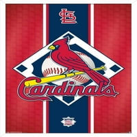 St. Louis Cardinals-Logo Zidni Poster, 14.725 22.375
