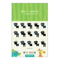 Garanimals baby and Toddler Boy kratki rukav MI and Match set odjeće za djecu, 8 komada, veličine 12M-5T