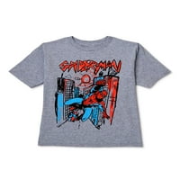 Marvel Spider-Man Boys Doodle Spidey grafička majica, Veličine 4-18