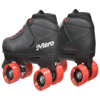 Epic Super Nitro Red Quad Speed Roller Skates
