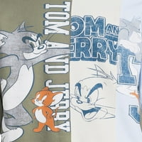 Tom i Jerry muška i velika Muška dukserica od Split grafike od flisa, veličine s-3XL